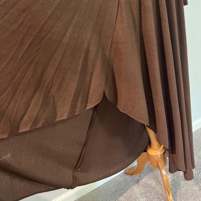 Vintage Ltd, Edition Mr. Boots Hi Low Maxi Dress Suede Accent