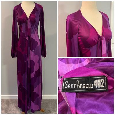 Vintage Designer Sant Angelo 4U2 Maxi Dress