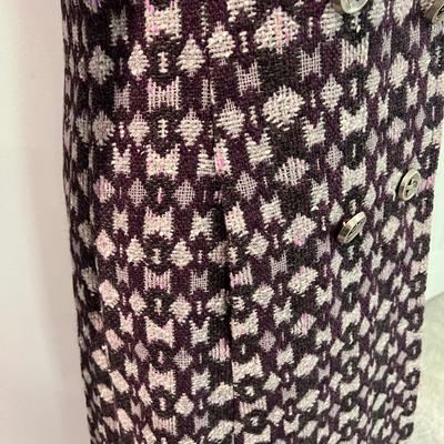 Vintage Dutch Maxi Coat w Curly Lamb Trim