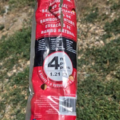 4ft Heavy Duty Bamboo Stakes