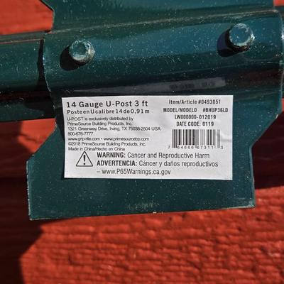 14 Gauge 3ft. U Post (6)