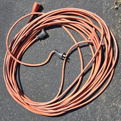(2) Orange Extension Cords