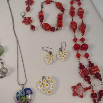 Collection of Glass Jewelry (#74)