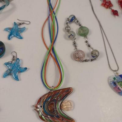 Collection of Glass Jewelry (#74)