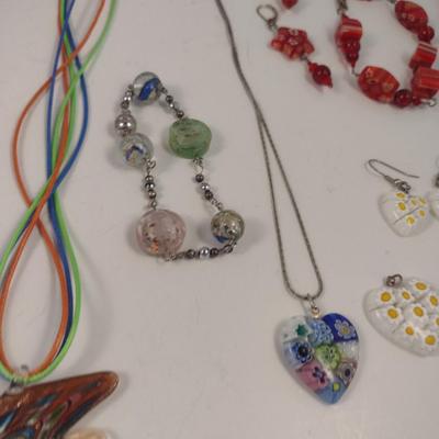 Collection of Glass Jewelry (#74)