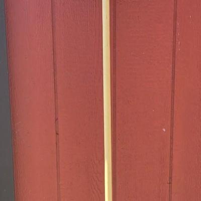 Red Plastic Leaf Rake