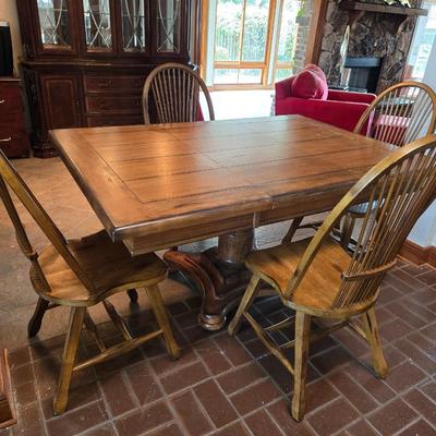 Kitchen table & 4 Sheaf Back Chairs