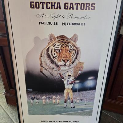 1997 LSU Signed Print