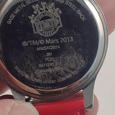 M&Ms 'Red' Wristwatch (#89)