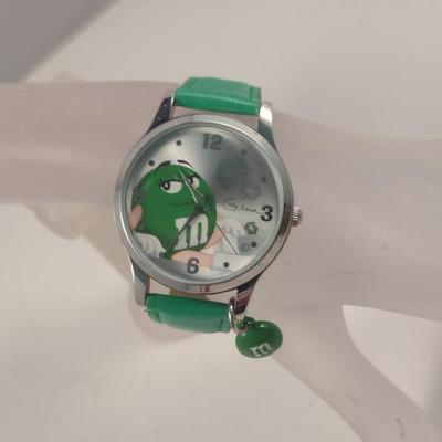 M&Ms 'Green' Wristwatch (#90)