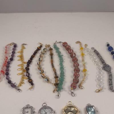 Collection of Four Watches with Interchangeable Bands (#92)