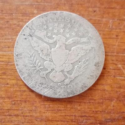 LOT 94 1907-D BARBER QUARTER