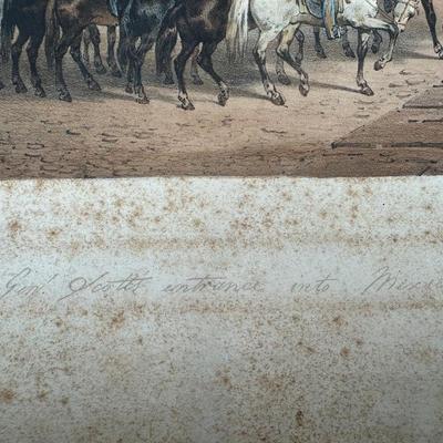 CARL NEBEL (1805-1855), Gen. Scott’s Entrance into Mexico