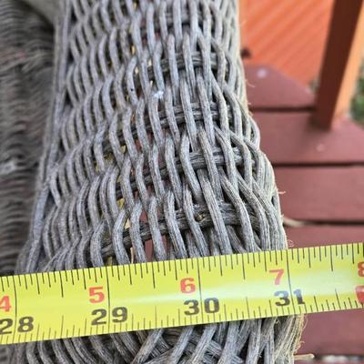 Vintage Wicker Chair #1