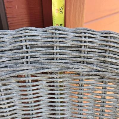 Vintage Wicker Chair #1