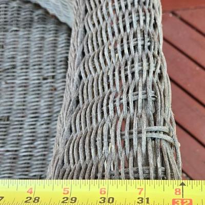 Vintage Wicker Chair #2