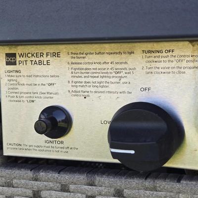 Propane Fire Pit Table