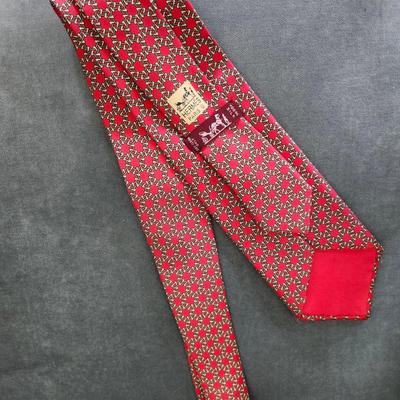 Herme`s Silk Tie