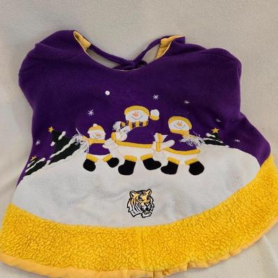 LSU Christmas Tree Skirt