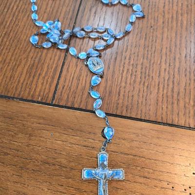 Vintage Brevetto Legatura Bubble Rosary