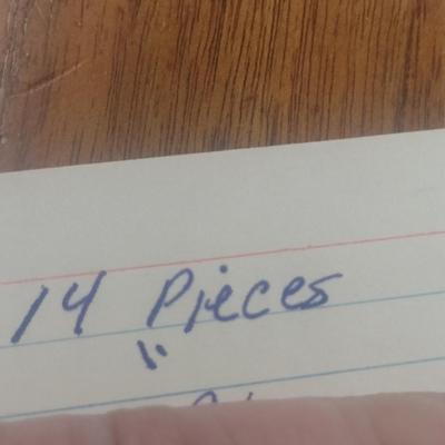 Vintage Anchor Hocking Wexford Pattern Champagne/Tall Sherbet Glasses- 14 Pieces