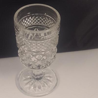 Vintage Anchor Hocking Wexford Pattern Small Wine Glasses- 14 Pieces