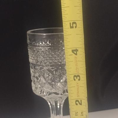 Vintage Anchor Hocking Wexford Pattern Small Wine Glasses- 14 Pieces