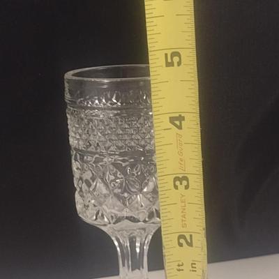 Vintage Anchor Hocking Wexford Pattern Small Wine Glasses- 14 Pieces