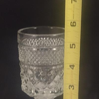 Vintage Anchor Hocking Wexford Pattern Claret Wine Glasses- 12 Pieces