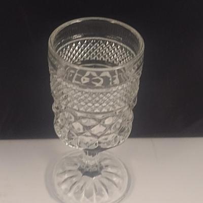 Vintage Anchor Hocking Wexford Pattern Claret Wine Glasses- 12 Pieces