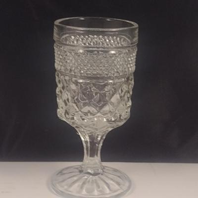 Vintage Anchor Hocking Wexford Pattern Claret Wine Glasses- 12 Pieces