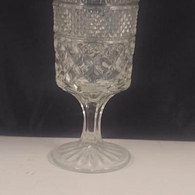 Vintage Anchor Hocking Wexford Pattern Water Goblets- 4 Pieces