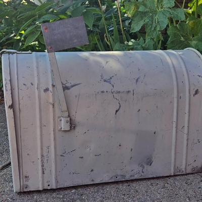 Large Mailbox with Flag