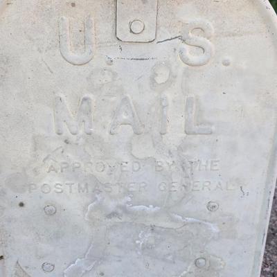 Large Mailbox with Flag