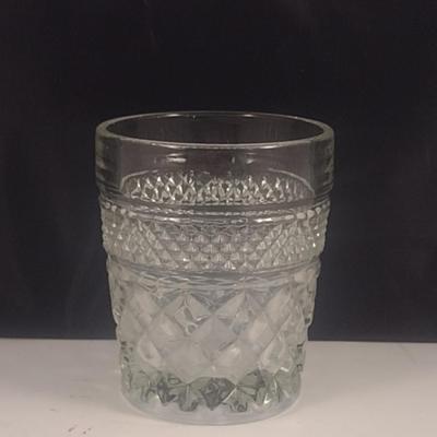 Vintage Anchor Hocking Wexford Pattern Old Fashioned Glasses- 10 Pieces