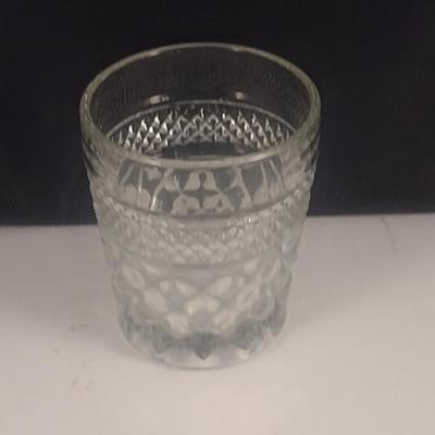 Vintage Anchor Hocking Wexford Pattern Old Fashioned Glasses- 10 Pieces