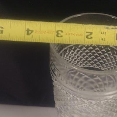 Vintage Anchor Hocking Wexford Pattern Flat Iced Tea Glasses- 12 Pieces