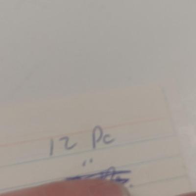 Vintage Anchor Hocking Wexford Pattern Flat Iced Tea Glasses- 12 Pieces