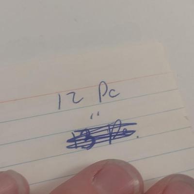 Vintage Anchor Hocking Wexford Pattern 11 0z Flat Tumblers- 12 Pieces