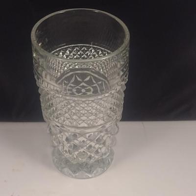 Vintage Anchor Hocking Wexford Pattern 11 0z Flat Tumblers- 12 Pieces