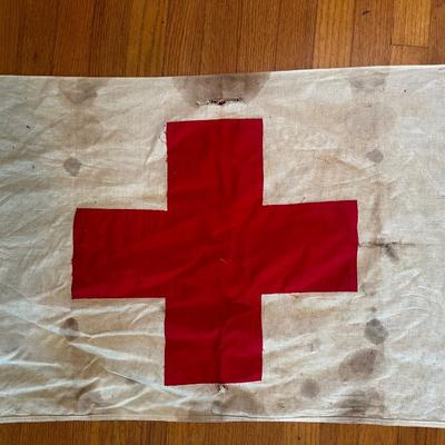 Red Cross, Signal and French Flags