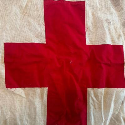 Red Cross, Signal and French Flags