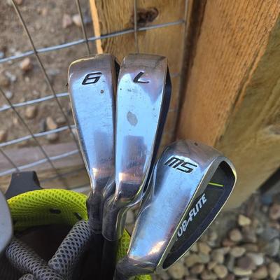 Top Flight Golf Clubs and Bag - Left Handed Youth Clubs
