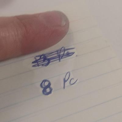 Vintage Anchor Hocking Wexford Pattern Double Old Fashioned Glasses- 8 Pieces