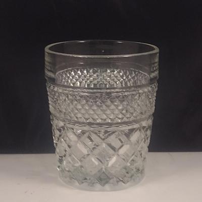 Vintage Anchor Hocking Wexford Pattern Double Old Fashioned Glasses- 8 Pieces