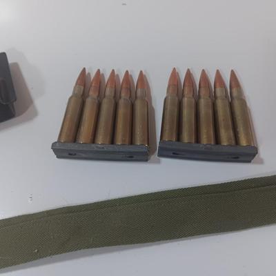 Bandoleer with Ammunition - 40 rounds marked