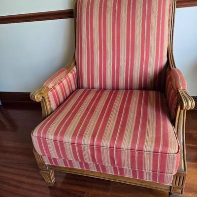 Striped Arm Chair
