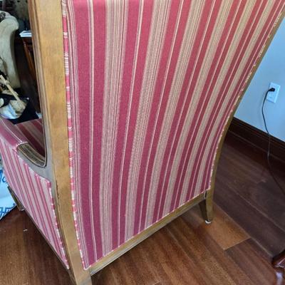 Striped Arm Chair