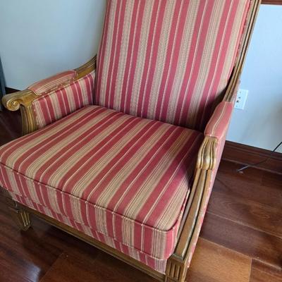Striped Arm Chair