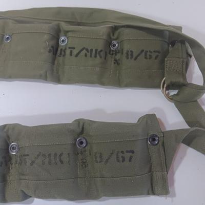 Two bandoleers with Ammunition - marked